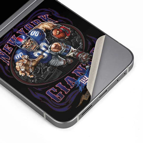 Liquid Blue NFL New York Giants Running Back Galaxy Z Flip6 Skin